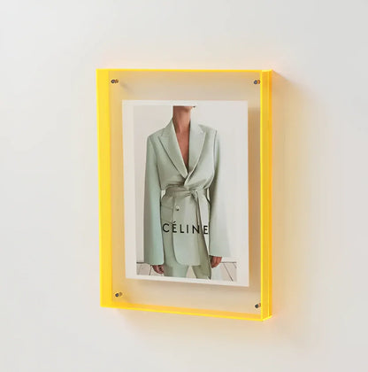 Clear Acrylic Picture Frame – Modern Minimalist Photo Display