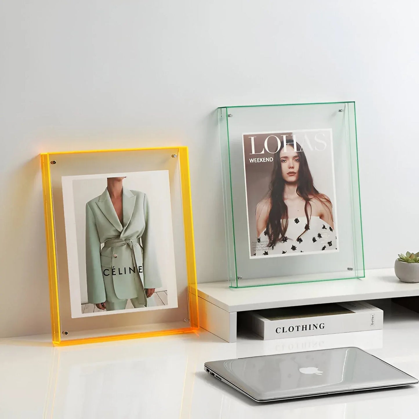 Clear Acrylic Picture Frame – Modern Minimalist Photo Display