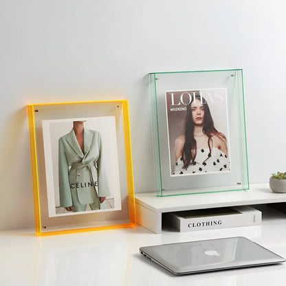 Clear Acrylic Picture Frame – Modern Minimalist Photo Display