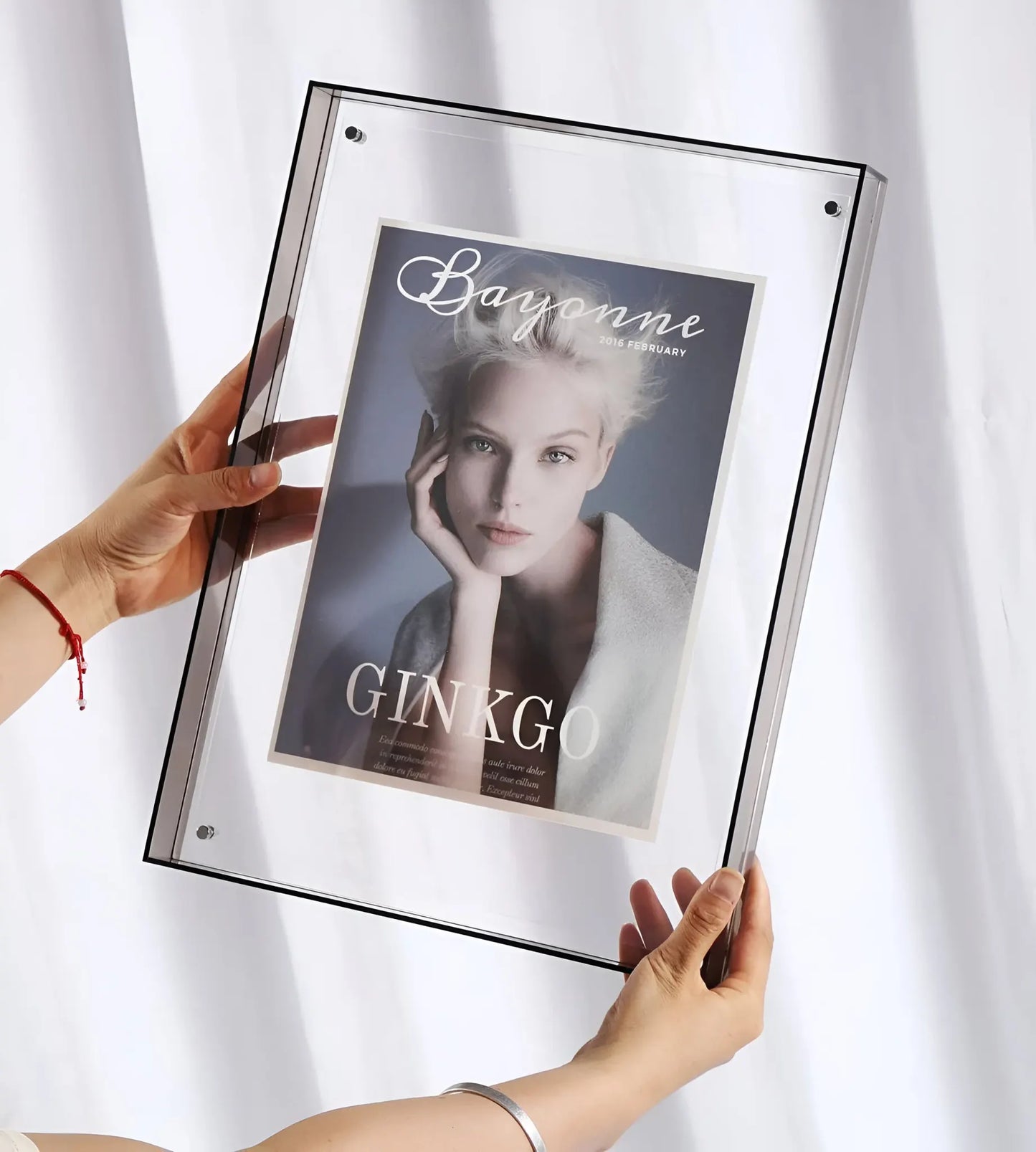 Clear Acrylic Picture Frame – Modern Minimalist Photo Display