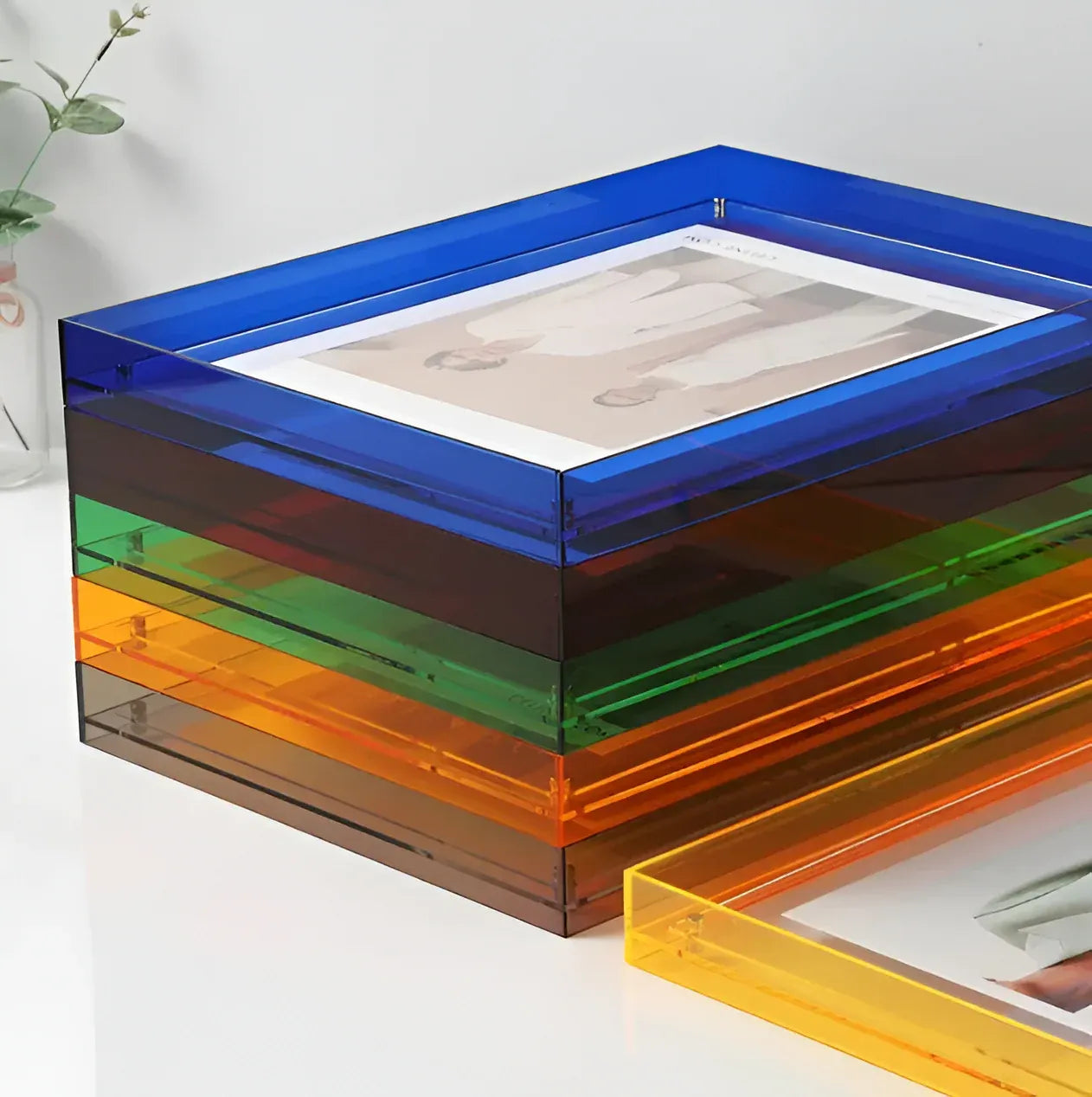 Clear Acrylic Picture Frame – Modern Minimalist Photo Display