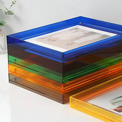 Clear Acrylic Picture Frame – Modern Minimalist Photo Display