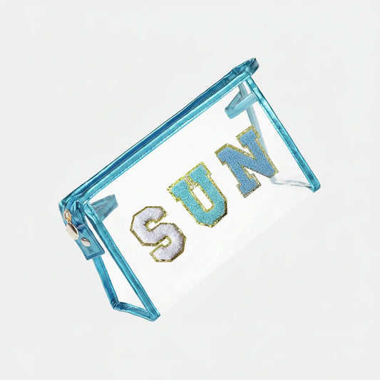 Clear Cosmetic Pouch Travel Makeup Organizer Beach Bag Mother's Day Gift