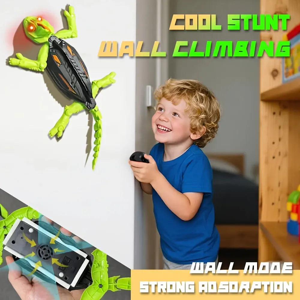 Climbing Robot Lizard RC Toy for Kids Indoor Play