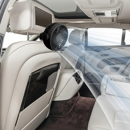 Clip-On Battery Powered Fan for Strollers and Portable Use