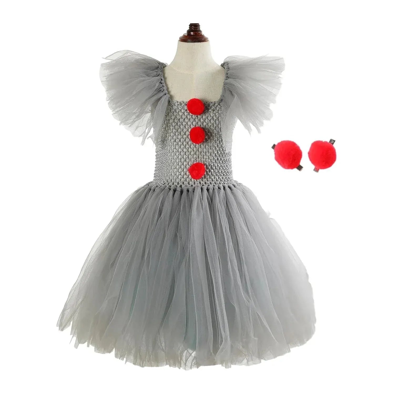 Clown Tutu Halloween Party Dress Costume Outfit