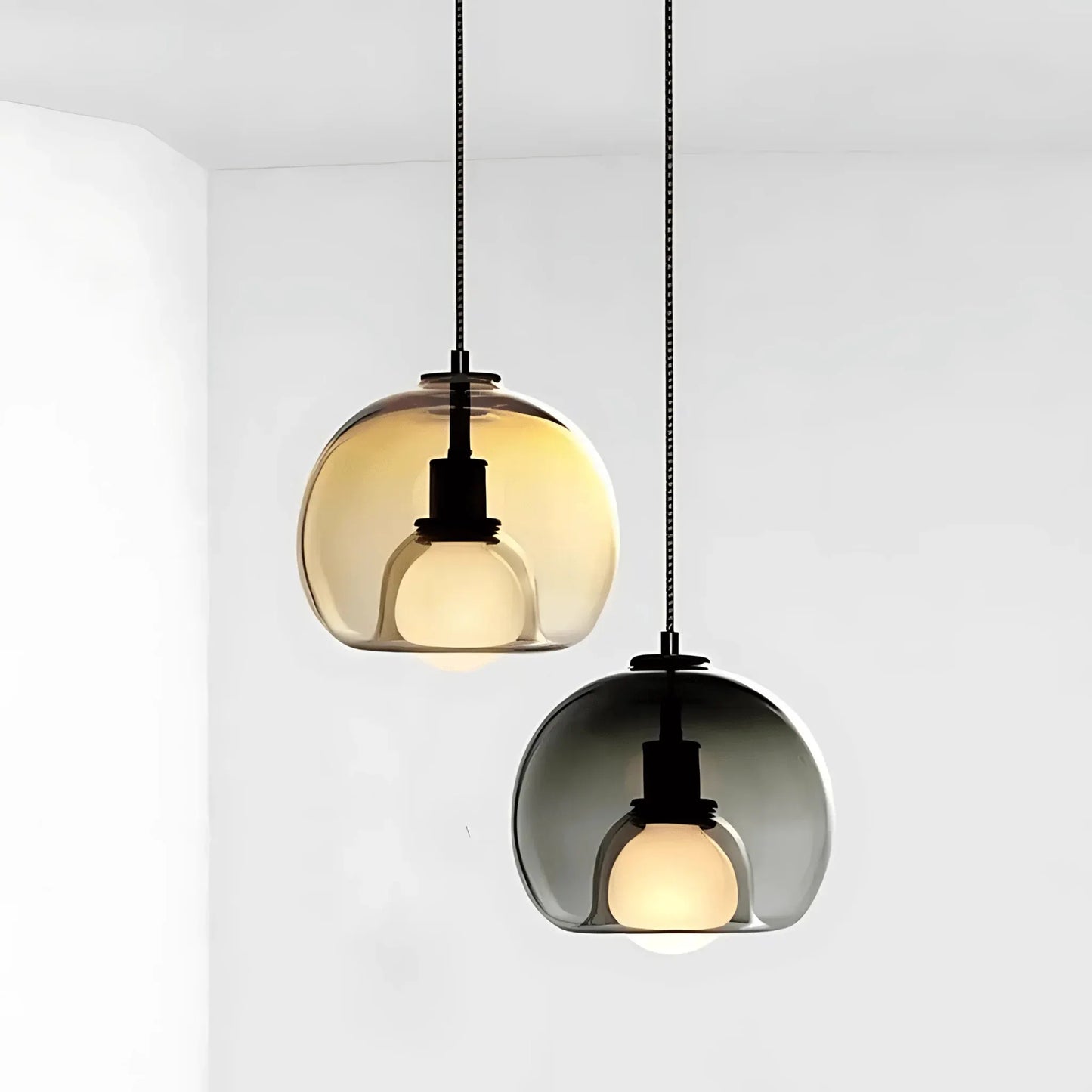 Clyde Handblown Glass Pendant Light | Modern Elegant Ceiling Fixture