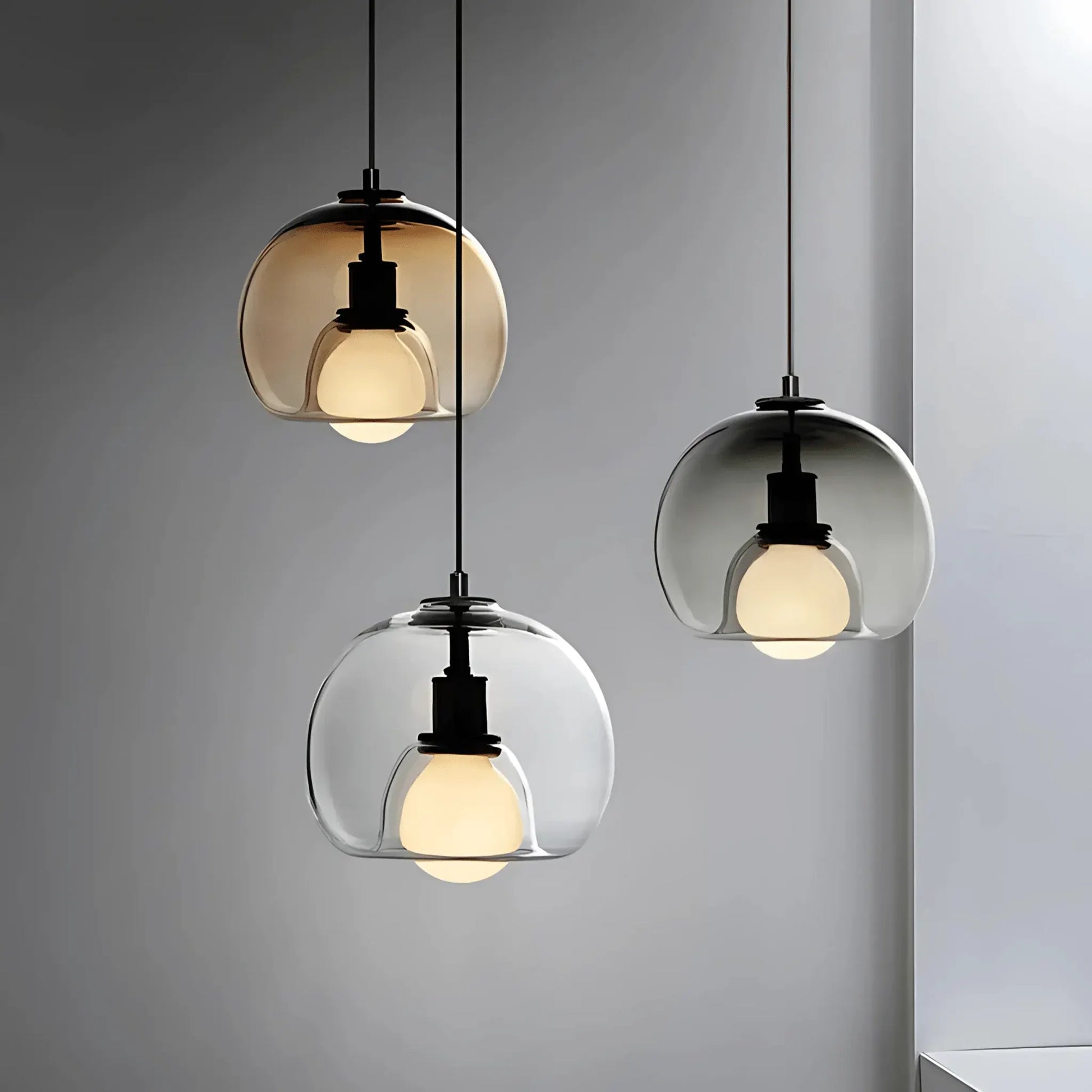 Clyde Handblown Glass Pendant Light | Modern Elegant Ceiling Fixture