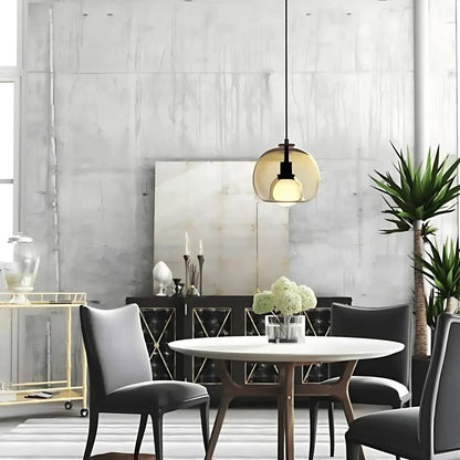 Clyde Handblown Glass Pendant Light | Modern Elegant Ceiling Fixture