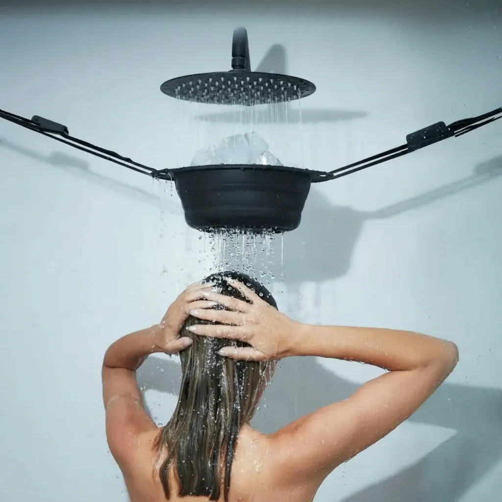 Cold Plunge Shower with Ice Therapy Cooling Desk Fan