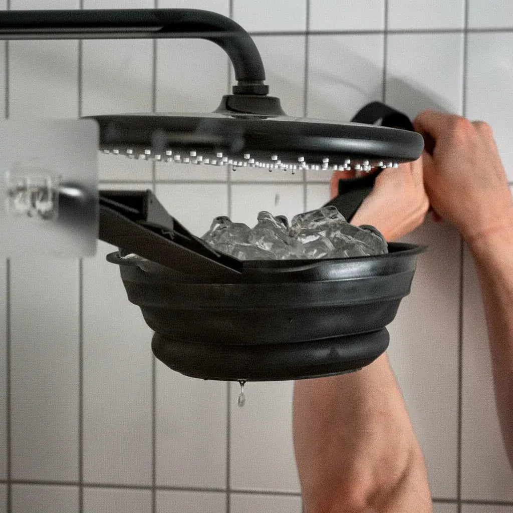 Cold Plunge Shower with Ice Therapy Cooling Desk Fan