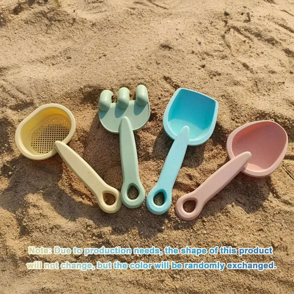 Collapsible Beach Sand Bucket Play Set for Kids Outdoor Summer Fun