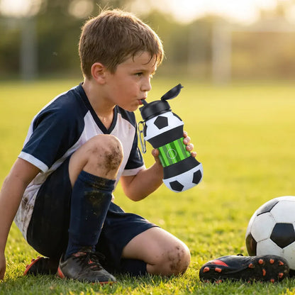 Collapsible Leak-Proof Sports Water Bottle for Gym Use