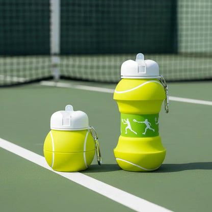 Collapsible Leak-Proof Sports Water Bottle for Gym Use