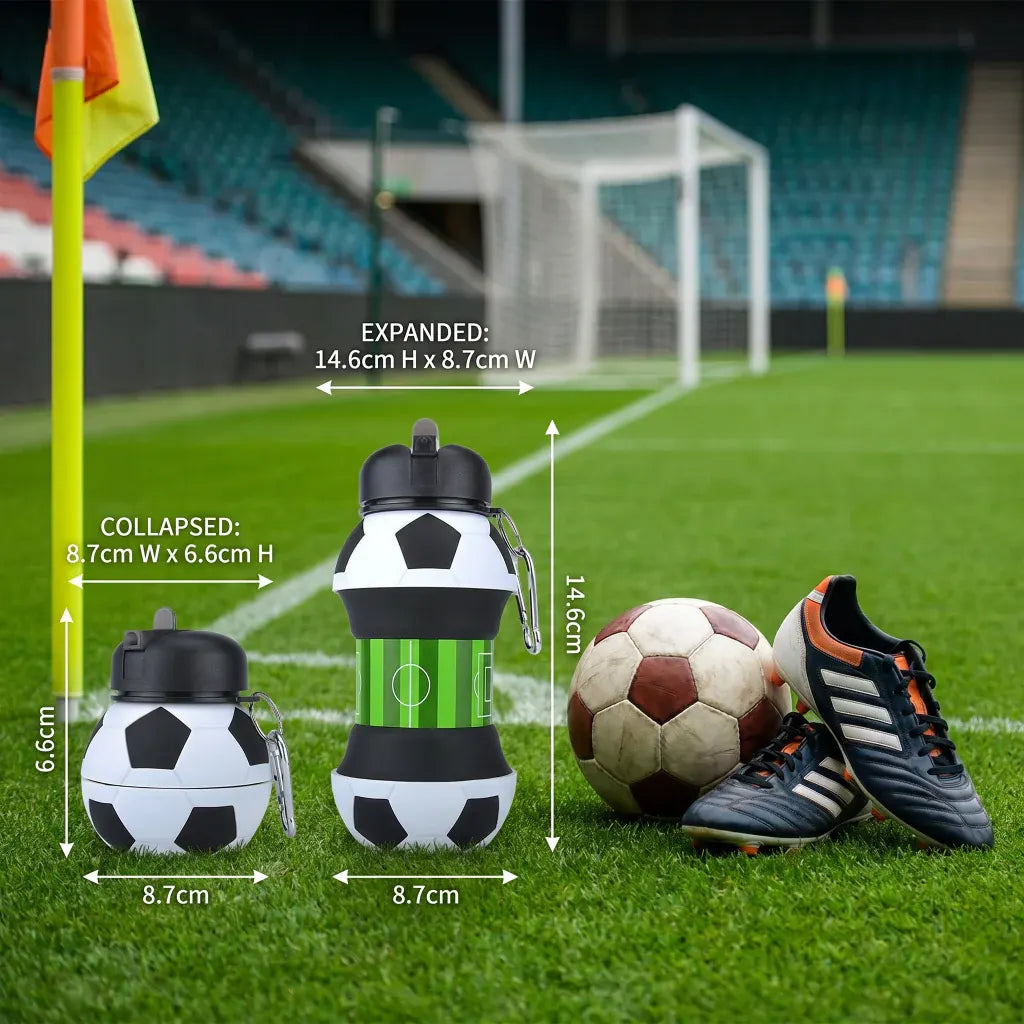 Collapsible Leak-Proof Sports Water Bottle for Gym Use