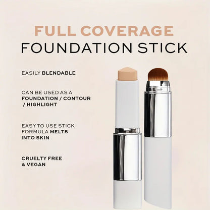 Color-Adjusting Hydrating Foundation Stick with Soft Blending Brush
