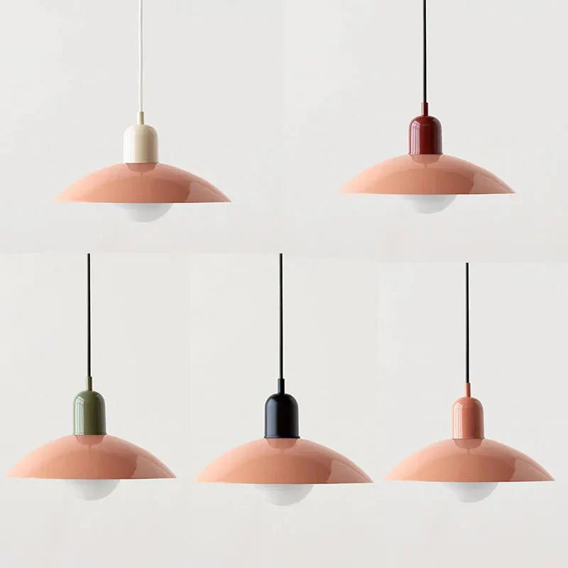 Colorful Bauhaus-Style Macaron Pendant Light | Modern Ceiling Lamp Fixture