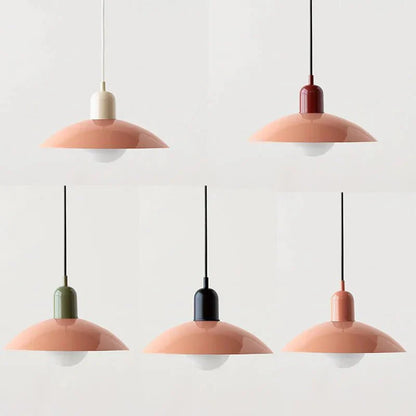 Colorful Bauhaus-Style Macaron Pendant Light | Modern Ceiling Lamp Fixture