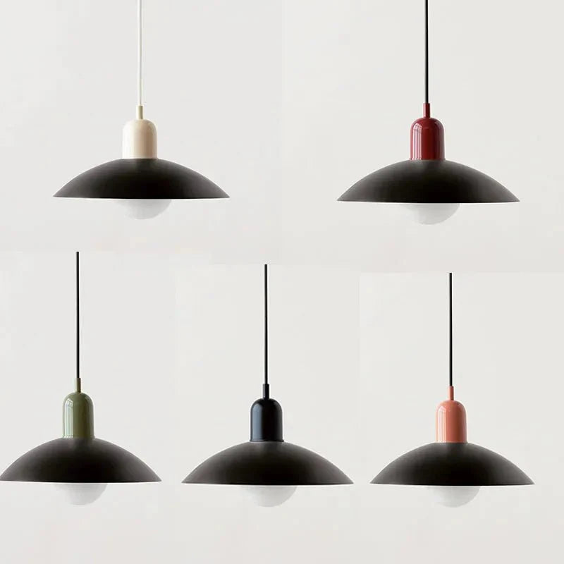 Colorful Bauhaus-Style Macaron Pendant Light | Modern Ceiling Lamp Fixture