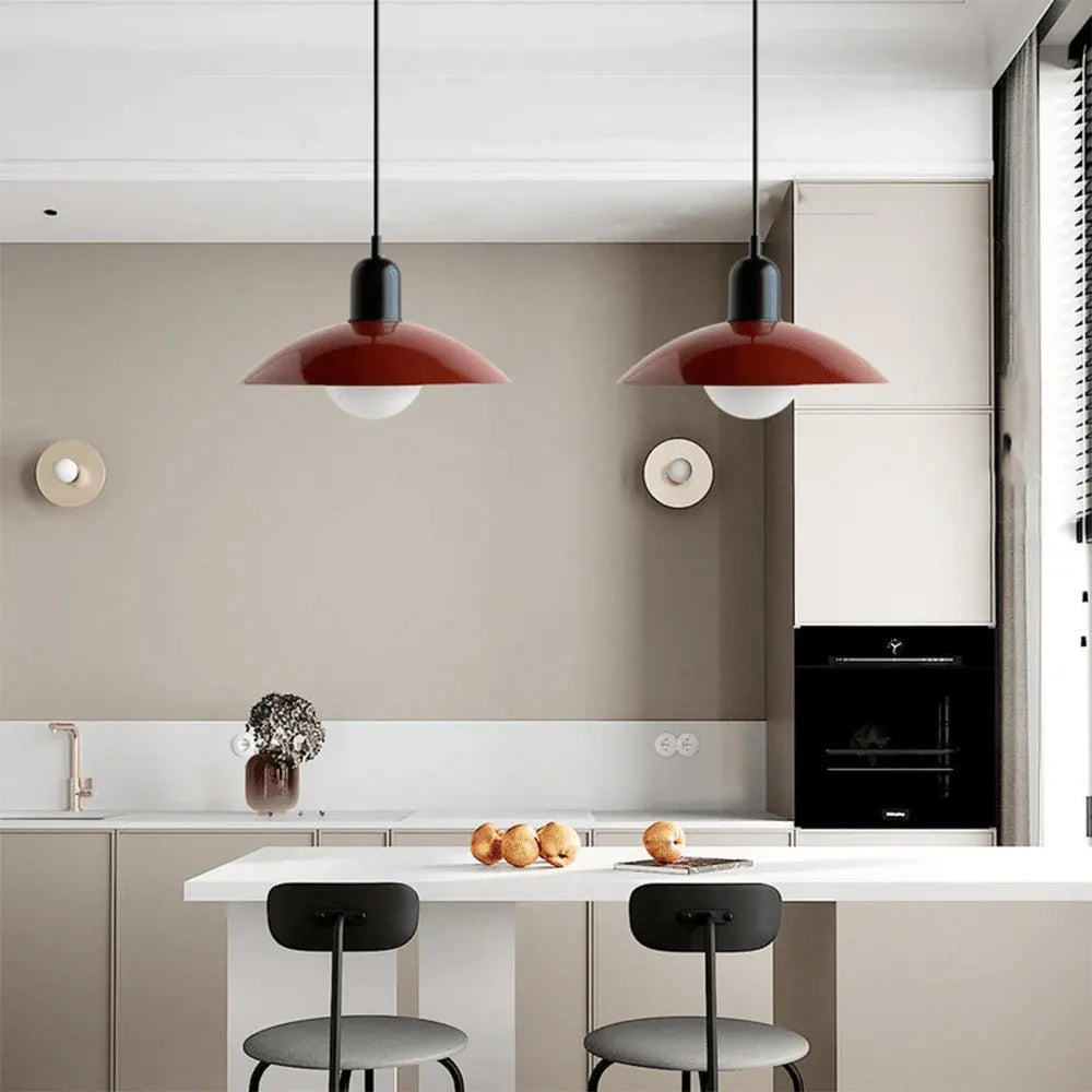 Colorful Bauhaus-Style Macaron Pendant Light | Modern Ceiling Lamp Fixture