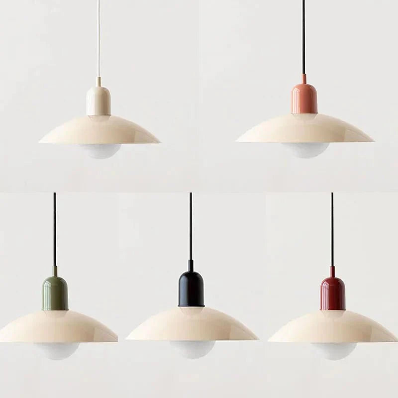 Colorful Bauhaus-Style Macaron Pendant Light | Modern Ceiling Lamp Fixture