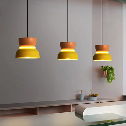 Colorful Macaron-Style Pendant Light with Scandinavian Charm