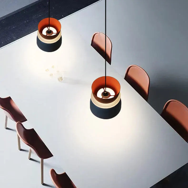 Colorful Macaron-Style Pendant Light with Scandinavian Charm