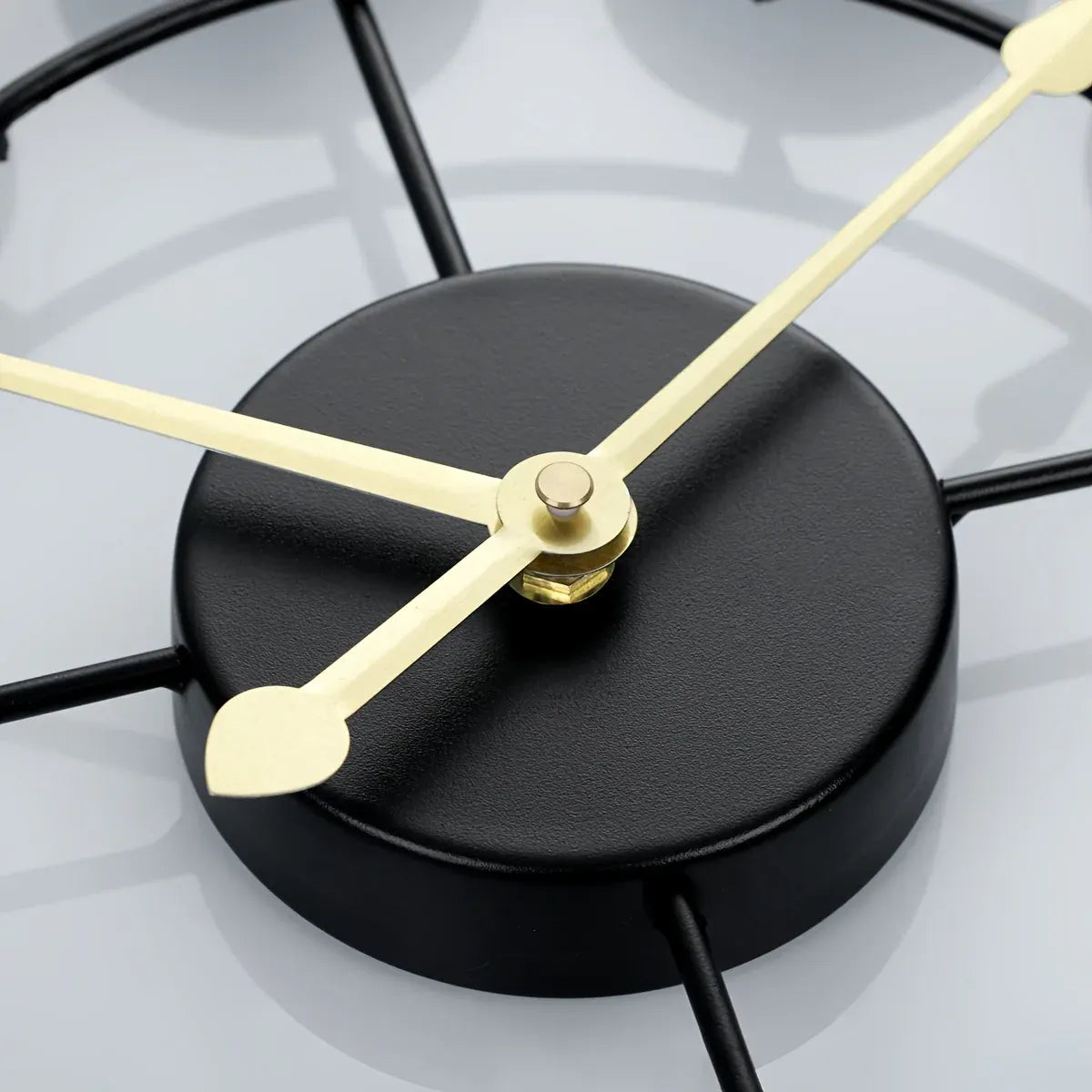 Colorful Retro Iron Wall Clock with Vibrant Metal Design