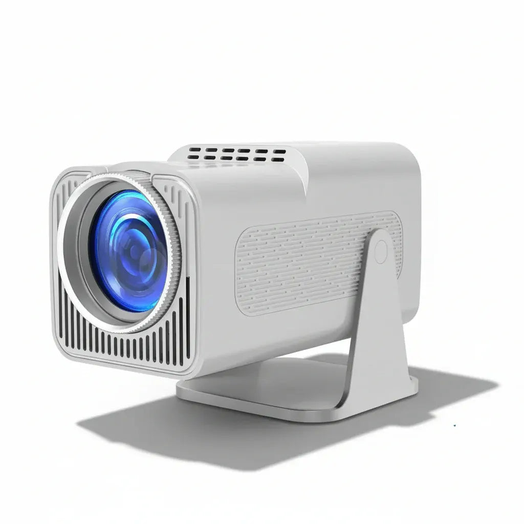 Compact 4K-Ready Portable Smart Projector for Home Theater