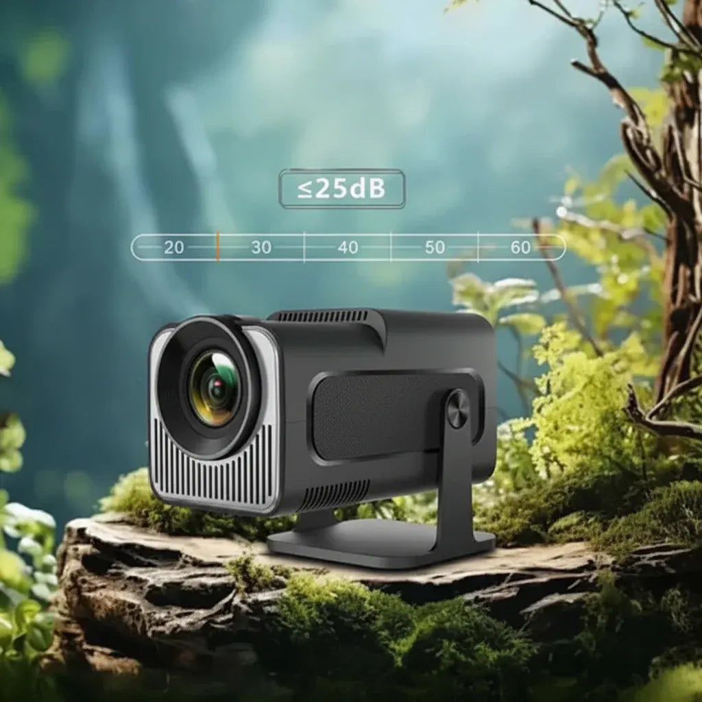 Compact 4K-Ready Portable Smart Projector for Home Theater