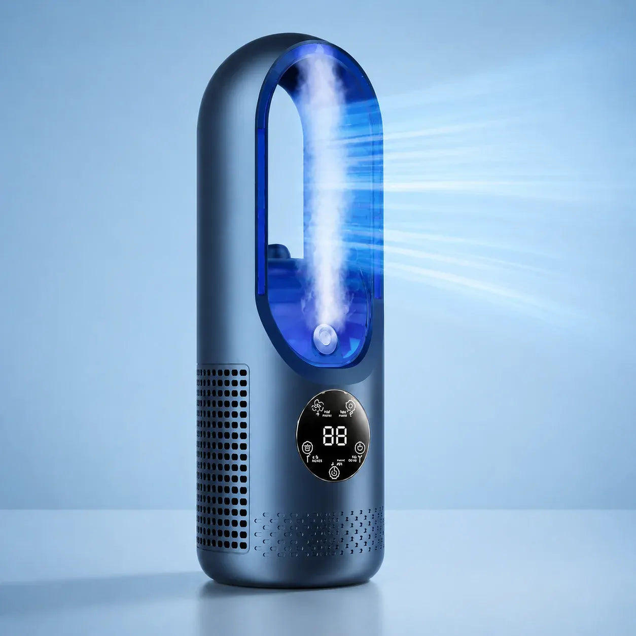 Compact Bladeless Personal Desk Cooling Fan