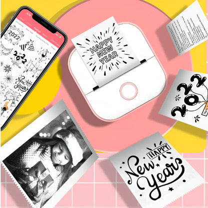 Compact Bluetooth Pocket Photo Label Printer
