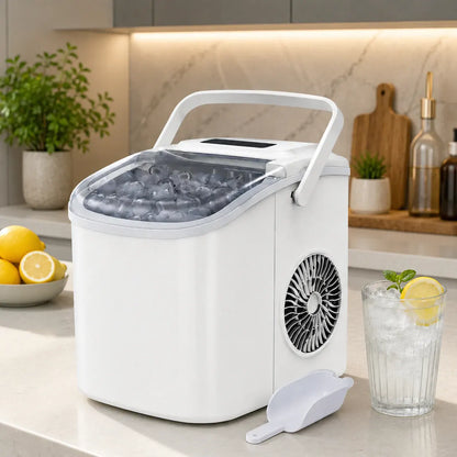 Compact Countertop Portable Nugget Ice Making Machine