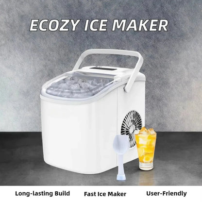 Compact Countertop Portable Nugget Ice Making Machine