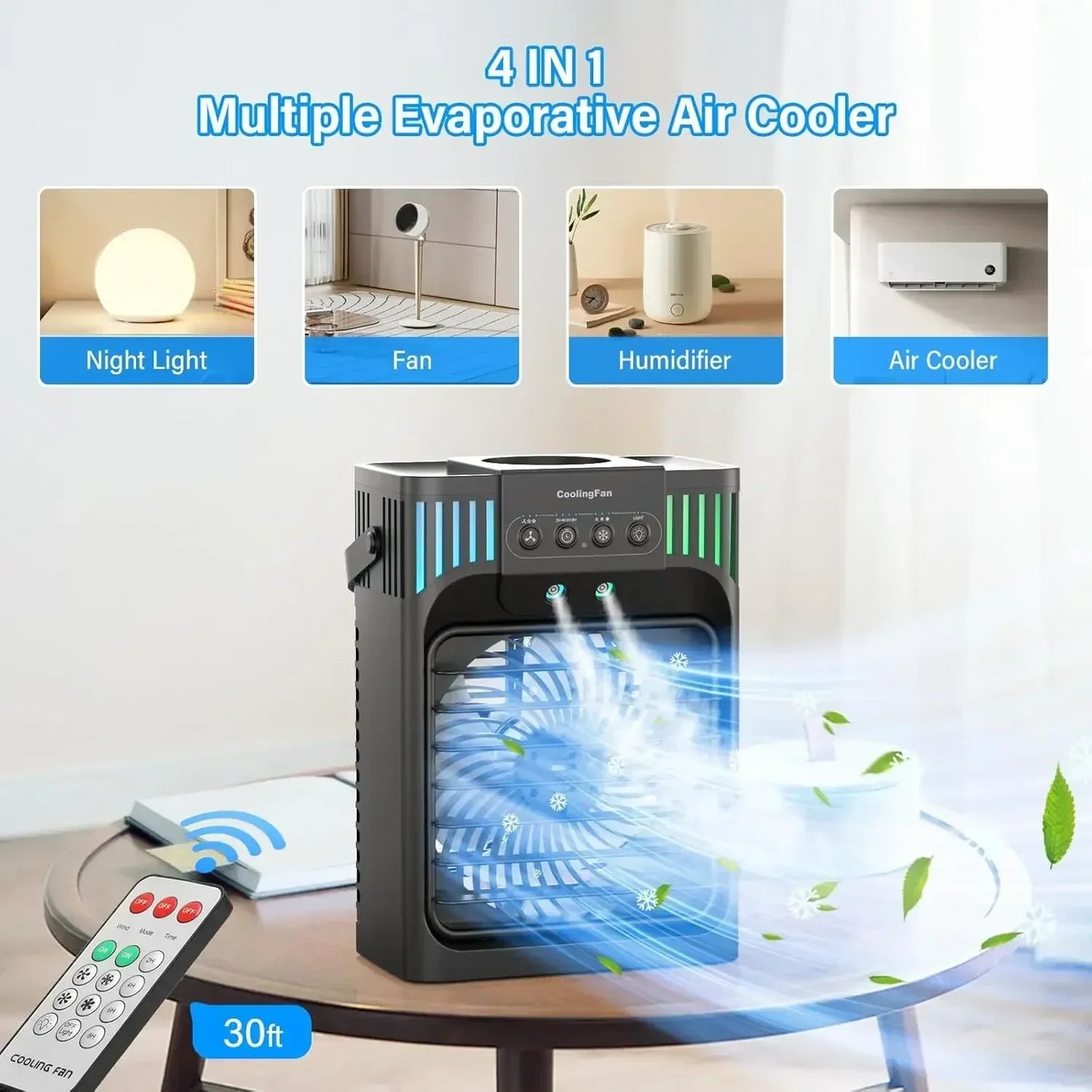 Compact Desktop Remote Control for Portable Air Conditioners