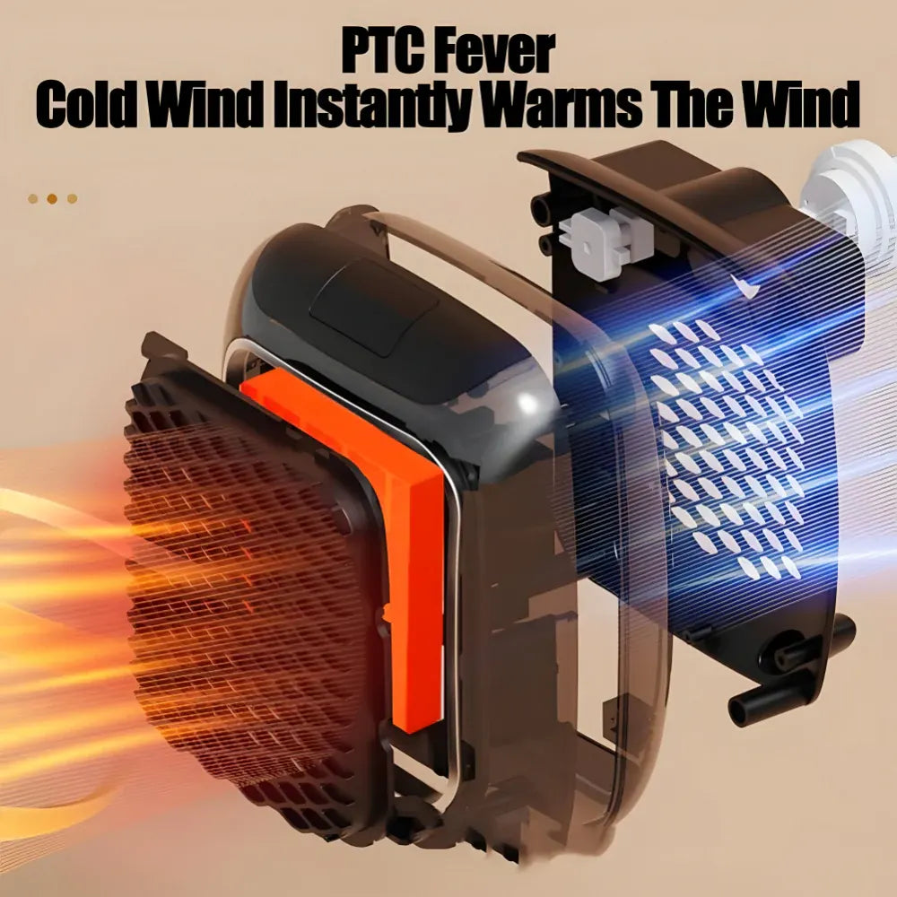 Compact Electric Desktop Space Heater
