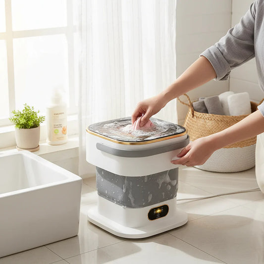 Compact Foldable Portable Mini Laundry Washer