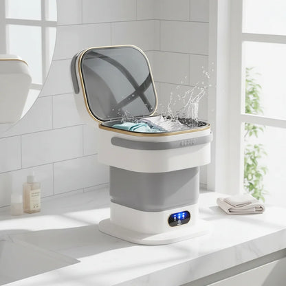 Compact Foldable Portable Mini Laundry Washer