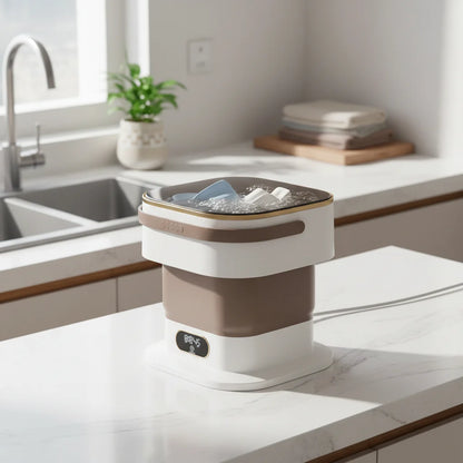 Compact Foldable Portable Mini Laundry Washer