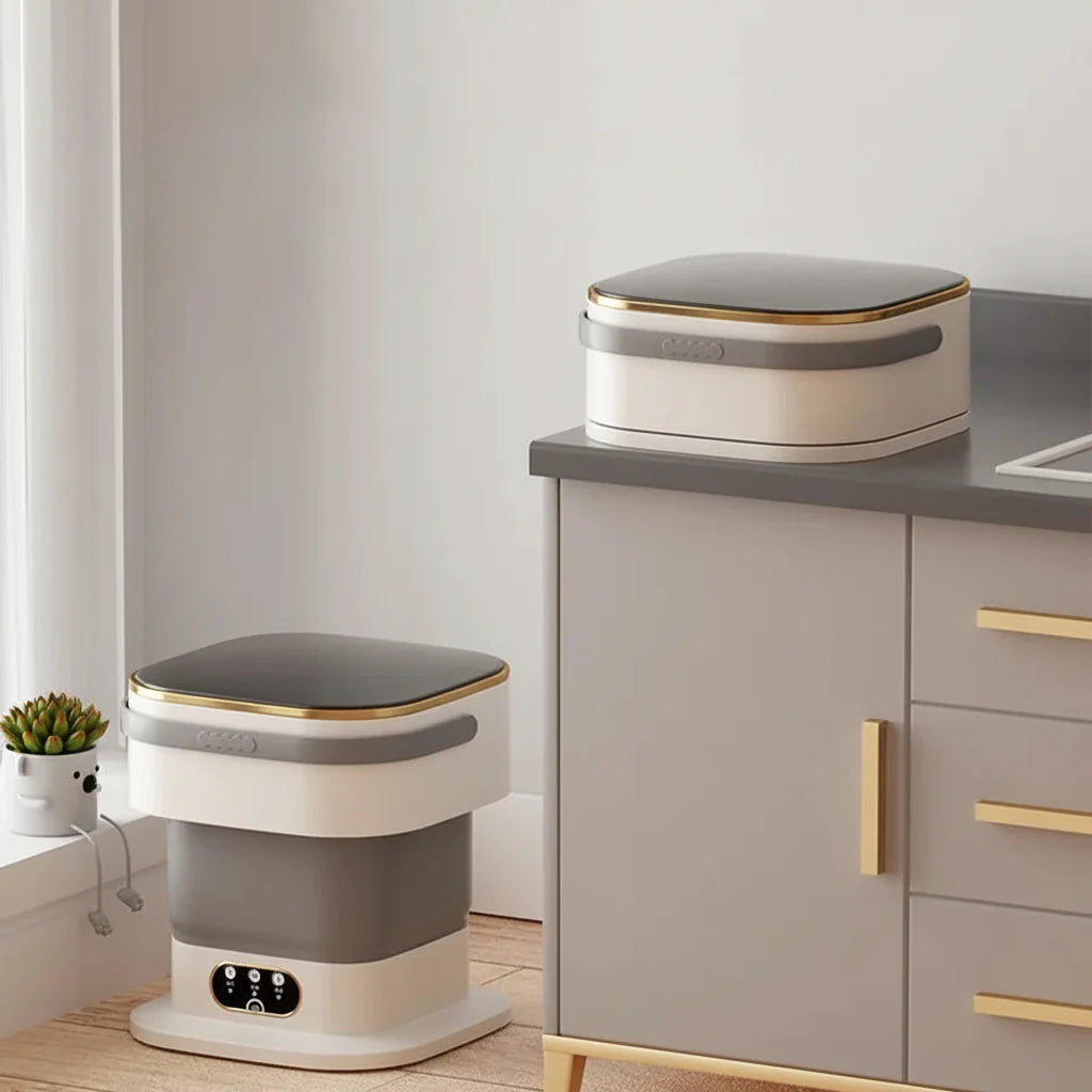 Compact Foldable Portable Mini Laundry Washer