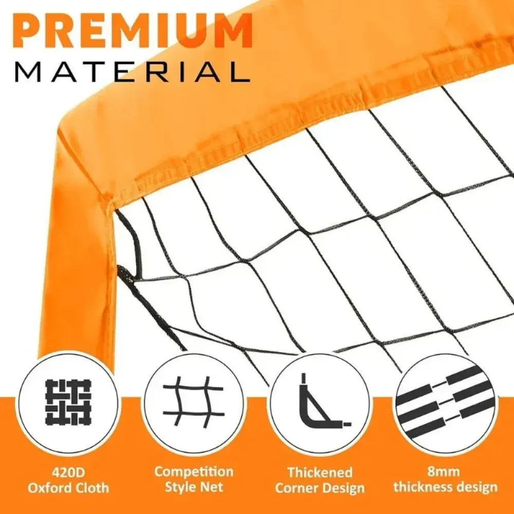 Compact Folding Soccer Goal for Backyard Practice & Training