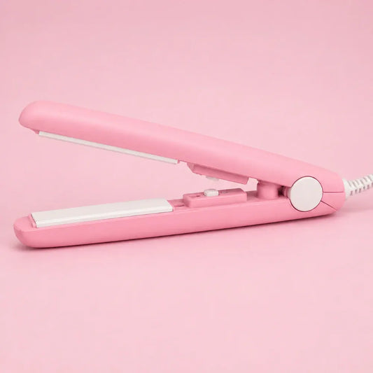 Compact Hair Curling Iron with Off Switch, Portable Mini Heating Design