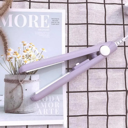 Compact Hair Curling Iron with Off Switch, Portable Mini Heating Design