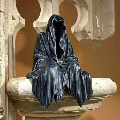 Compact Halloween Grim Reaper Figurine Decoration