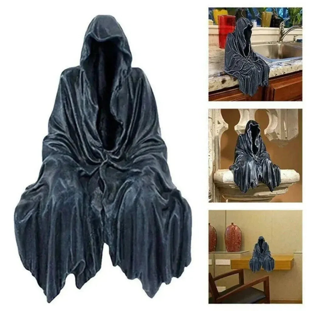 Compact Halloween Grim Reaper Figurine Decoration