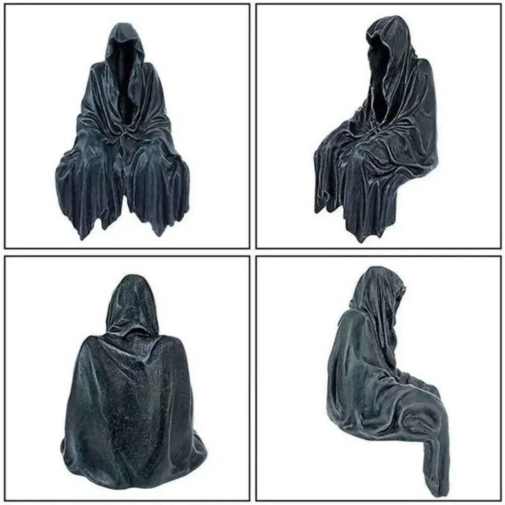 Compact Halloween Grim Reaper Figurine Decoration