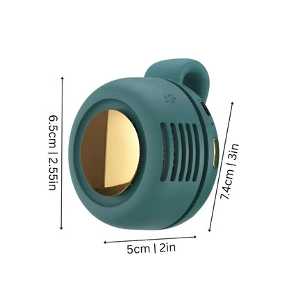 Compact Handheld Mini Fan with USB Rechargeable Battery for Emergency Use