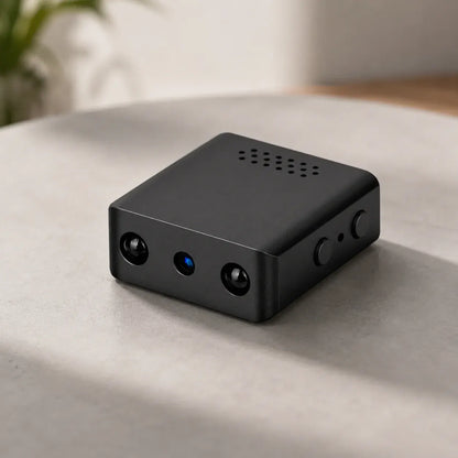 Compact HD Mini Camera with Night Vision, Motion Sensor & Video Recording