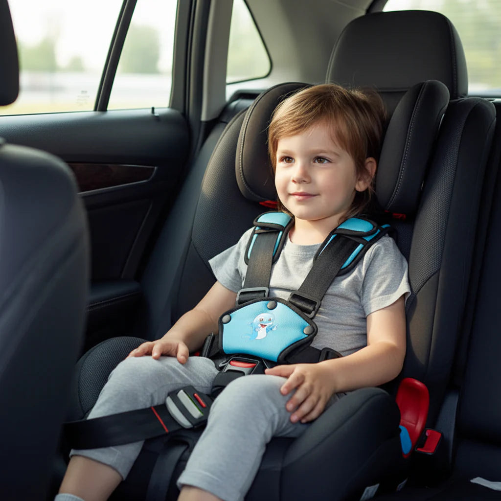 Compact Kids Travel Safety Vest for Car Seats – Easy, Secure Install