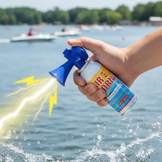 Compact Marine Air Horn – Loud Boat Safety Signal for Outdoor Use